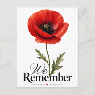 Carte Postale Nous nous souvenons – Hommage de la journée du coq