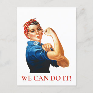 Carte Postale Nous Pouvons Le Faire Rosie Riveter Femmes 2ÈME GU