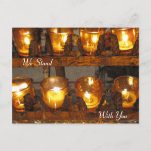 Carte Postale Nous Sommes Avec Vous