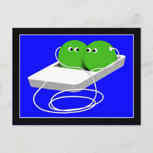 Carte Postale Nous Sommes Comme Deux Pois Dans Un Pois