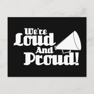 Carte Postale Nous sommes forts et fiers !