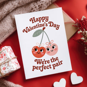 Carte Postale Nous sommes le couple parfait Cerise Saint-Valenti