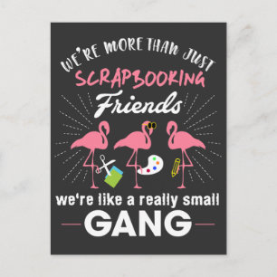 Carte Postale Nous sommes plus qu'un simple Flamant rose de scra