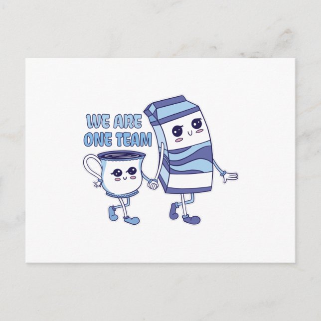 Carte Postale Nous sommes une équipe (Devant)