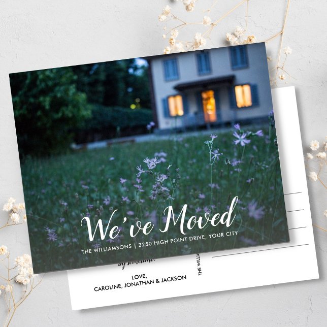 Carte Postale Nous venons de déménager votre maison Photo Nouvel (Créateur téléchargé)