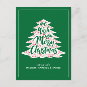 Carte Postale Nous Vous Souhaitons Un Joyeux Noël