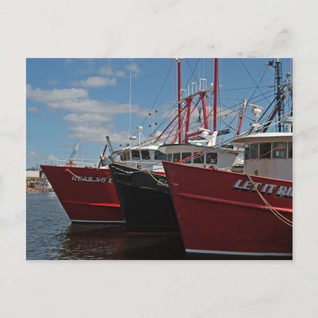 Carte postale Nouveau Bedford Fishing Boats (Devant)