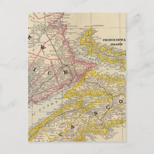Carte Postale Nouveau-Brunswick, Nouvelle-Écosse