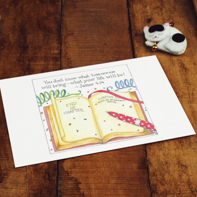 Carte Postale Nouveau chapitre Inspiration Post Card (Créateur téléchargé)