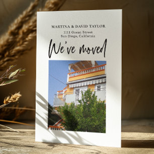 Carte Postale Nouveau domicile Photo Moving Faire-part