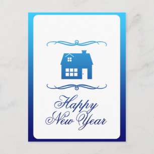 Carte Postale nouveau faire-part d'adresse de bonne année