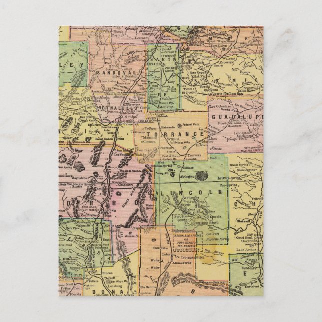 Carte Postale Nouveau-Mexique (Devant)