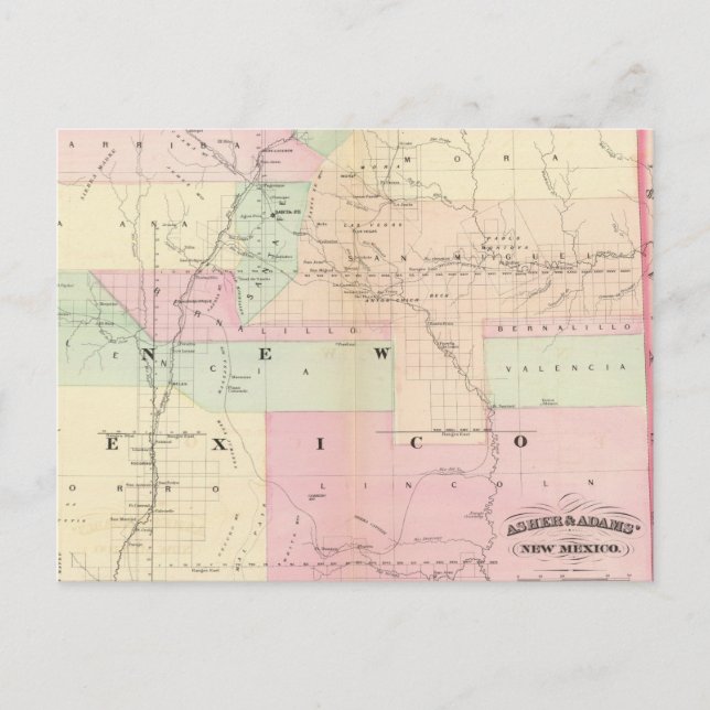 Carte Postale Nouveau-Mexique (Devant)