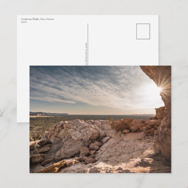 Carte Postale Nouveau-Mexique - États-Unis (Devant / Derrière)