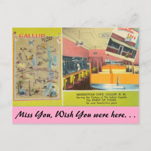Carte Postale Nouveau-Mexique, Manhattan Café, Gallup