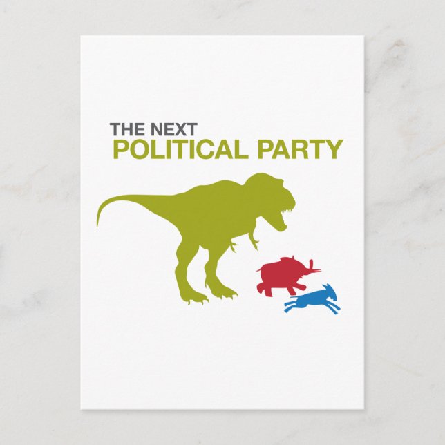 Carte Postale Nouveau parti politique (Devant)