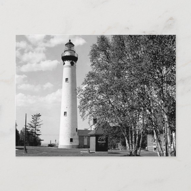 Carte Postale Nouveau phare de Presque Isle (Devant)