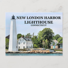 Carte Postale Nouveau phare du port de Londres, Connecticut Cart