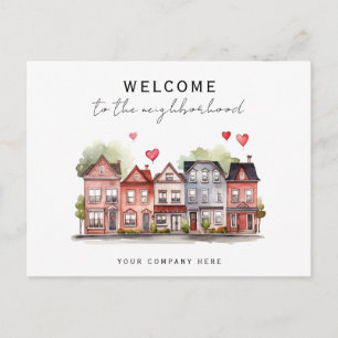 Carte Postale Nouveau propriétaire Bienvenue à Neighborhood Real