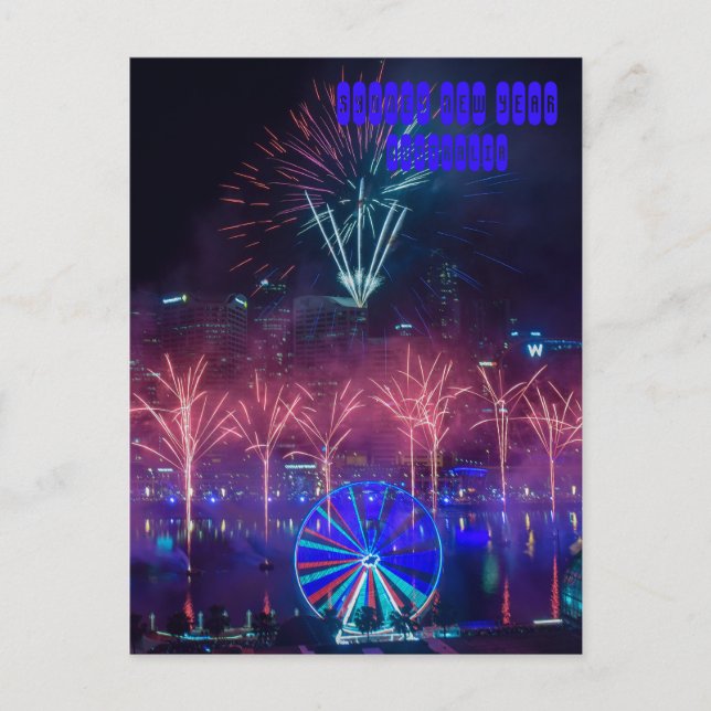 Carte Postale Nouvel An Sydney (Devant)