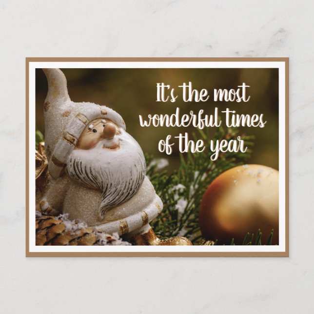 Carte Postale Nouvel elfe du pôle nord de Noël post-traversée (Devant)