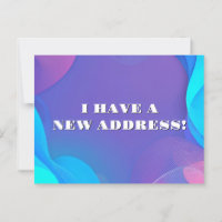 Nouvelle adresse Abstraite Blue and Pink Waves
