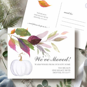Carte Postale Nouvelle adresse Changement d'adresse Faire-part d