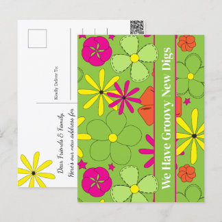 Carte Postale Nouvelle adresse Digs super Déplacement de Faire-p