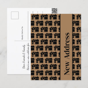 Carte Postale Nouvelle adresse Nouveau Motif résidentiel Faire-p