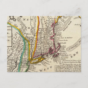 Carte Postale Nouvelle-Angleterre, New York, New Jersey et Penns