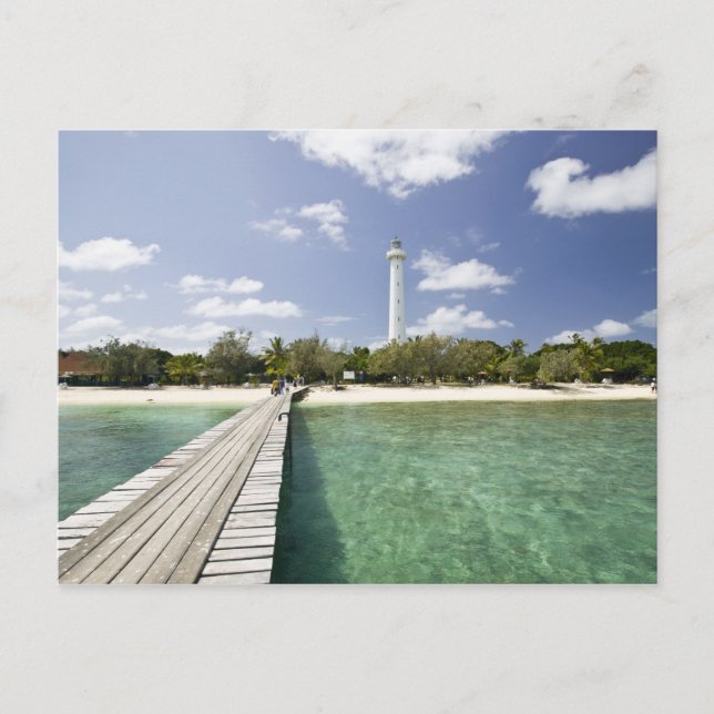 Carte Postale Nouvelle-Calédonie, Islet Amedee. La jetée de l'îl (Devant)