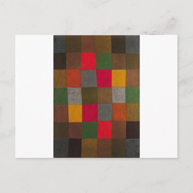 Carte Postale Nouvelle harmonie par Paul Klee (Devant)