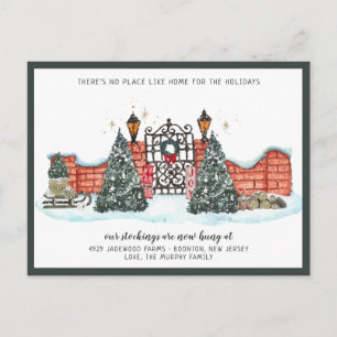 Carte Postale Nouvelle Maison Pour Les Vacances Faire-part En Mo