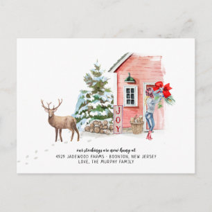 Carte Postale Nouvelle Maison Pour Les Vacances Faire-part En Mo