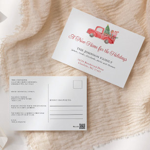 Carte Postale Nouvelle maison pour les vacances Faire-part mobil