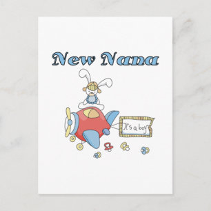 Carte Postale Nouvelle Nana de T-shirts et cadeaux d'avion-garço