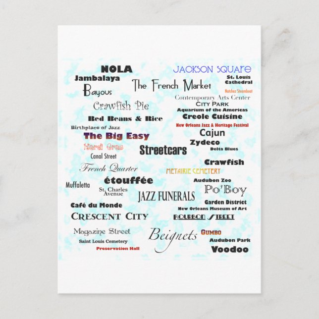 Carte Postale Nouvelle-Orléans (Devant)