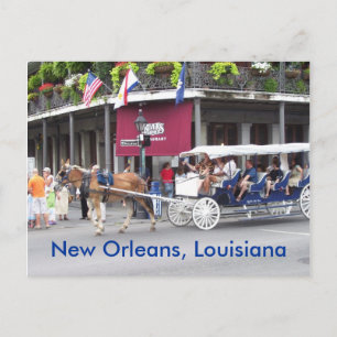 Carte Postale Nouvelle-Orléans, Louisiane Maison & Transport