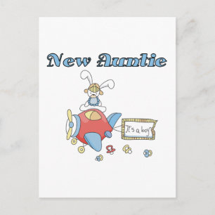 Carte Postale Nouvelle tante - T-shirts et cadeaux d'avion