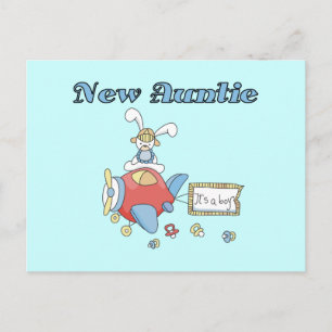 Carte Postale Nouvelle tante - T-shirts et cadeaux d'avion