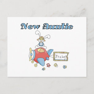 Carte Postale Nouvelle tante - T-shirts et cadeaux d'avion