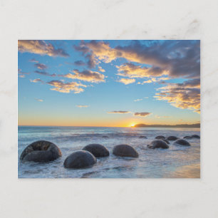 Carte Postale Nouvelle-Zélande, Île du Sud, Moeraki Boulders