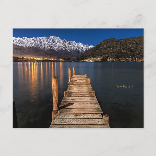 Carte Postale Nouvelle-Zélande la nuit (Devant)