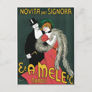Carte Postale Novita par Signora par Leonetto Cappiello