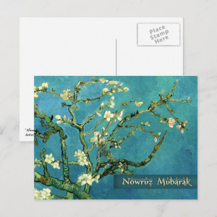Carte postale Nowruz Moubarak pour le Nouvel An pe