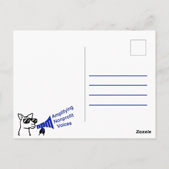 Carte postale NPM (Dos)