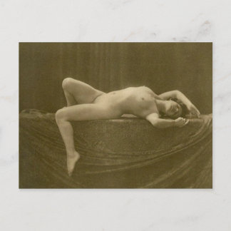 Carte Postale nu, Femme, Femme, Déco, Lucien Waléry, Vintage