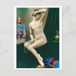 Carte Postale Nu français, Flapper, Déco, Érotique