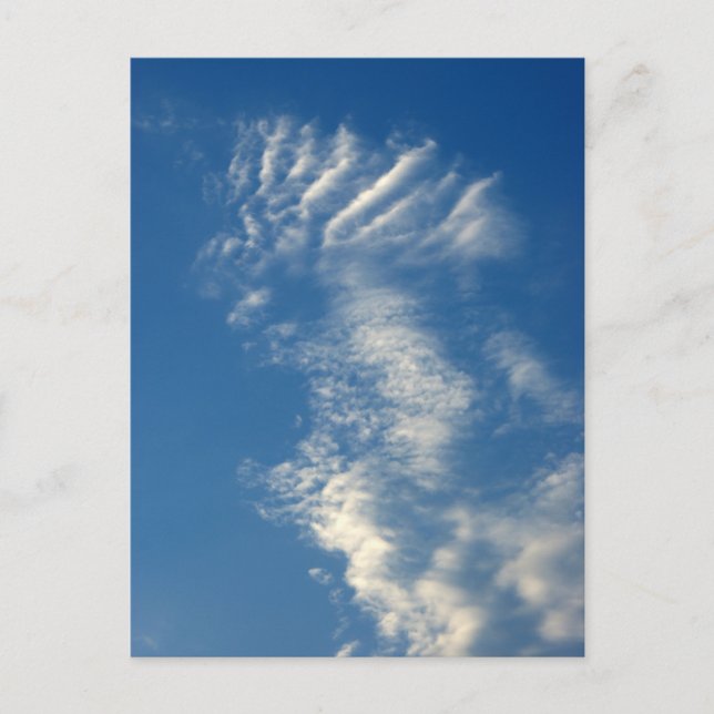 Carte Postale Nuage en colère (Devant)