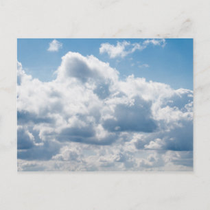 Carte Postale nuages-388922 BEAU SKI NATURE BLEUE BLANC CLOU